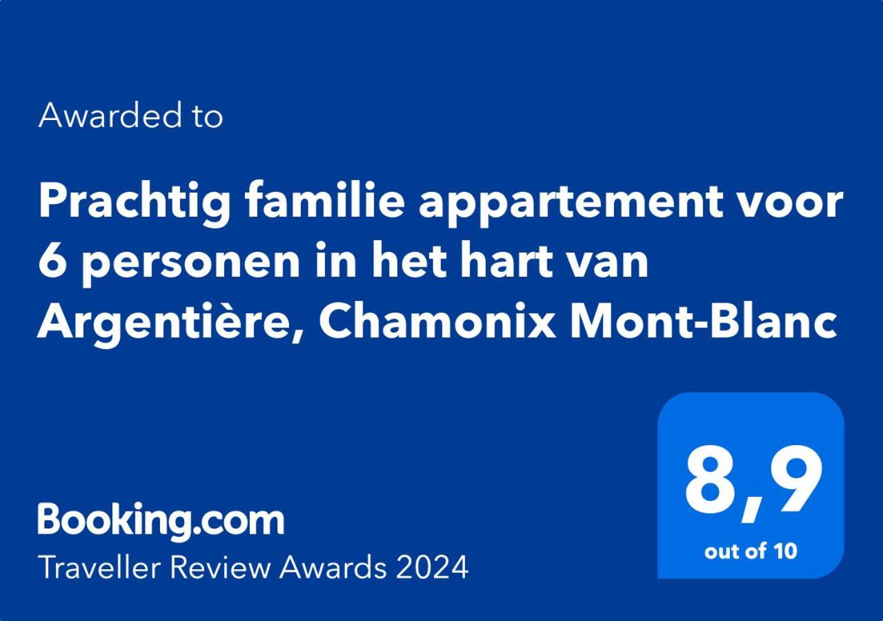 Prachtig Familie Appartement Voor 6 Personen In Het Hart Van Argentiere, Chamonix Mont-Blanc Экстерьер фото